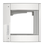 BTicino 350212 Abdeckrahmen 1M m.Träger 