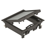 OBO GES4-2U10T 9011 Geräteeinsatz 