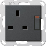 GIRA 2778005 Steckdose BS 13A gesch.+ 