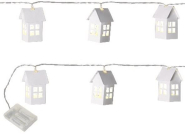 S&H LED-Metall-Haus-Lichterkette 8 88873 