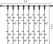S&H LED Drape Lite Flash 300       58927 