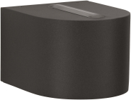 ALBE Wandstrahler, Alu, schwarz   662339 