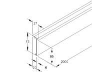 Kleinhuis SDK Kanaloberteil     T/SD70.3 