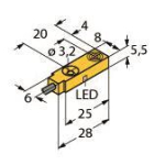 Turck Induktiver Sensor  NI3,5-Q5,5-AP6X 