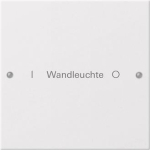 GIRA 220103 Wippenset 1fach beschreibbar 