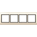 Merten AQUADESIGN-Rahmen 4fach    400444 