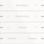 GIRA 5034903 Wippenset 4fach indiv. 