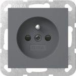 GIRA 448528 Steckdose Erdstift+Shutter 