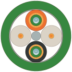 SIEM FO FRNC Cable (50/125),  6XV1873-2B 