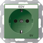 GIRA 047202 SCHUKO BSF SV System 55 Grün 