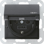 GIRA 0454005 SCHUKO KD System 55 Schwarz 