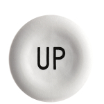 Schneider Tastenschild rund flach ZBA343 