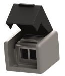 ZVK Aufputzdose 2-fach, IP44    CKVDAP92 