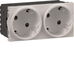 Hager Steckdose 2-fach SCHUKO GS20229016 