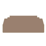 Weidmüller WAP WTL6/3 Abschlussplatte 