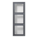 Jung AP-Kappe m.Rahmen 3fach   LC583A262 