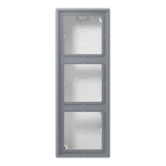 Jung AP-Kappe m.Rahmen 3fach   LC583A251 