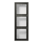 Jung AP-Kappe m.Rahmen 3fach   LC583A259 