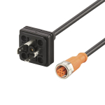 IFM PLUG M12-DIN VALVE FORM A     E30436 