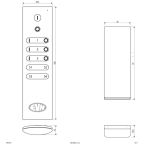 EVN FunkHandsender 3 Kanäle       EFDHS3 