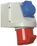 Walther Mini-Kombi Wanddose 32A 5P   134 