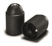 Vossloh Fassung E27 Pr. schwarz   100046 