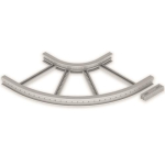 Flachbogen 90  halogenfrei grau 85x600 R 