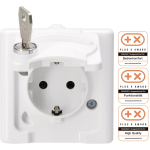 KOPP Schuko-Steckdose AP 16A   103602006 