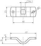 Rademacher 4010-03 Antriebslager 23mm 