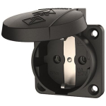 Mennekes 16A2P+E 230V schwarz      11032 