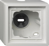 GIRA 0061112 AP-Gehäuse 1fach+Rahmen 