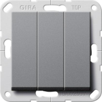 GIRA 283228 Wippschalter 3fach Wechsel 