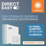 Ledvance DIRECT EASY KIT 4XPL CMFT 625 