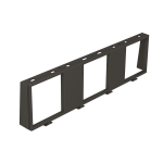 OBO MT45V 3 Einbaurahmen f.3x1 Modul 45 
