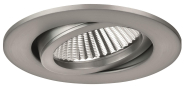 BRUM Einbaustrahler rund 6W chrom   BB03 