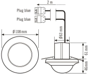 Esylux PD-C 360i/24 DUO DALI  EP10424854 