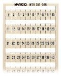 WAGO 209-566 WSB-Beschriftungskarte, als 