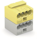 WAGO 243-212 4-Leiter-Buchsenklemme,PUSH 