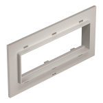 OBO T8NL P105 7035 Abdeckplatte 3f Modul 