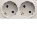 Hager Gallery 2-F Steckdose      WXF472B 