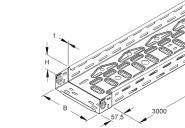 Niedax Kabelrinne       RLVC 60.300 S GS 