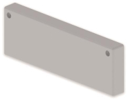 Unex Endstück lichtgrau            66213 