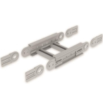 Gelenkbogen vertikal halogenfrei grau 85 