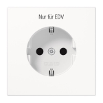 Jung SCHUKO Steckdose EDV    LS1520EDVWW 