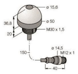 Turck Opto Sensor        K50APFF100GREQP 