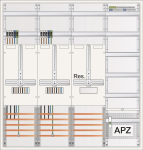 ABN Zählerschrank 3Pkt 2Z 1R 1V S47ZA121 
