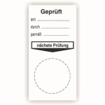 Cimco Grundplakette Geprüft/am/   182716 