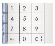 BTicino 353002 Frontblende Zehner- 