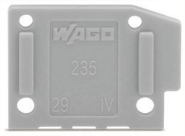 WAGO 235-100 Abschlussplatte,anrastbar, 