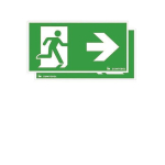 ZUM Rettungszeichen  CROSSIGN 110 2RZ-LR 